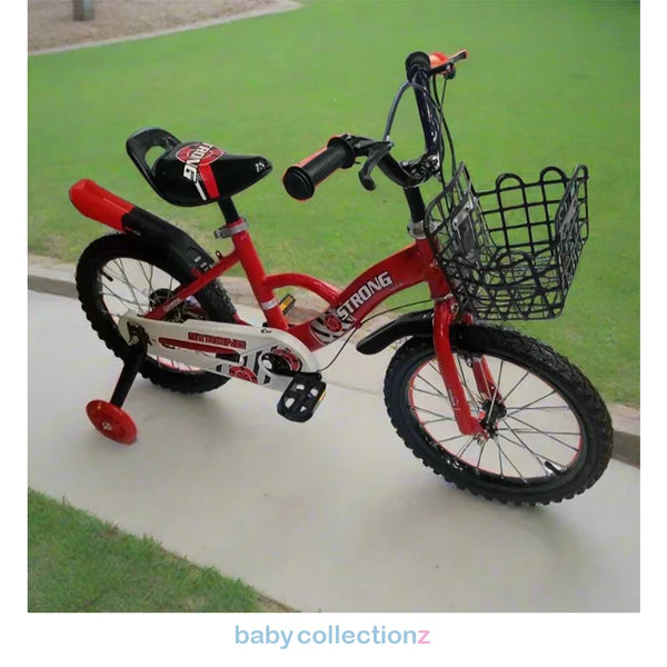 16-Inch Stylish Bicycle With Basket & Training Wheels