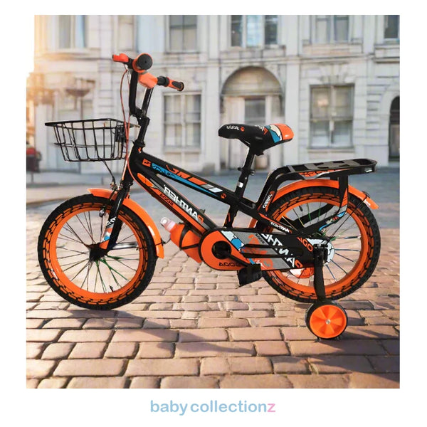Stylish 16-Inch Bicycle With Basket & Training Wheels