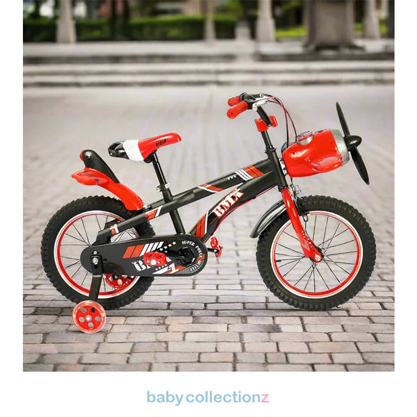 16-Inch Red Bicycle With Basket & Training Wheels