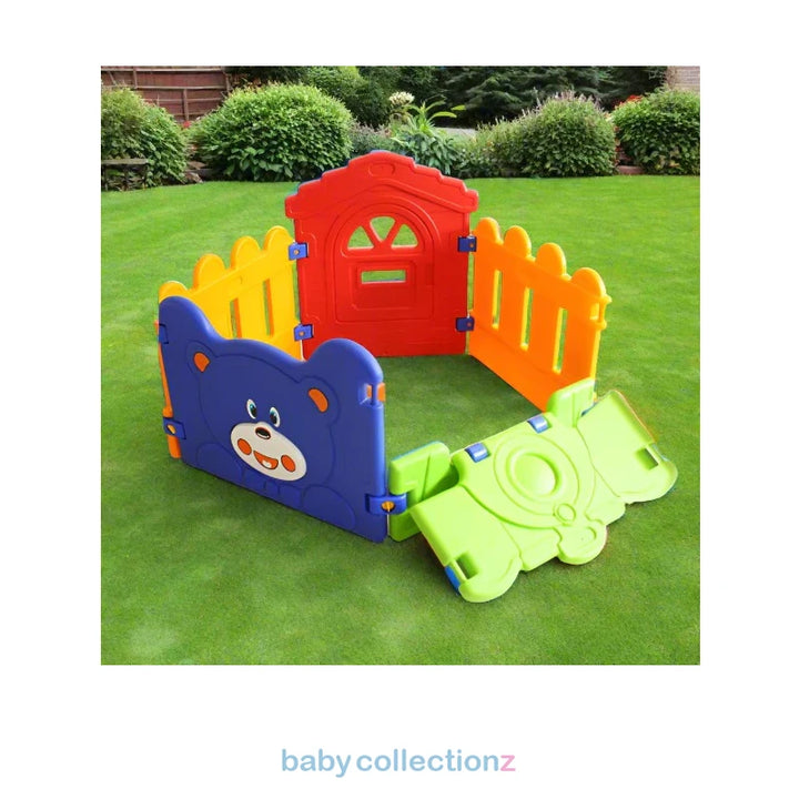 Kids Playing Fence Set L-55" W-50" H-31"