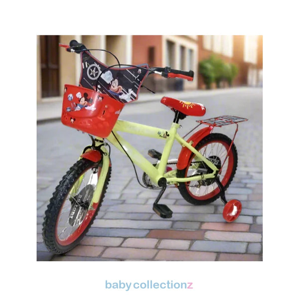 Kids Bicycle 12-Inch With Training Wheels & Basket