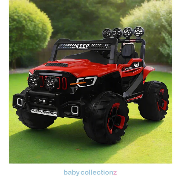 Battery Kids Jeep In Red