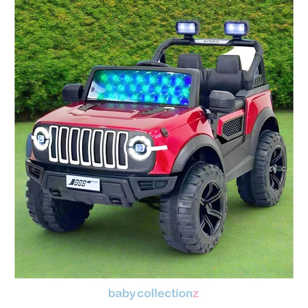 Kids Jeep In Red