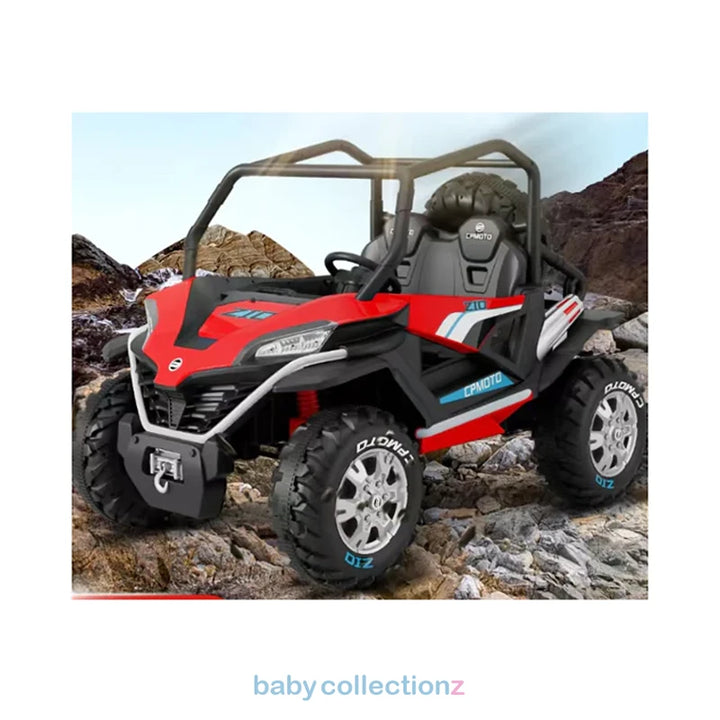 Stylish Kids Jeep In Red