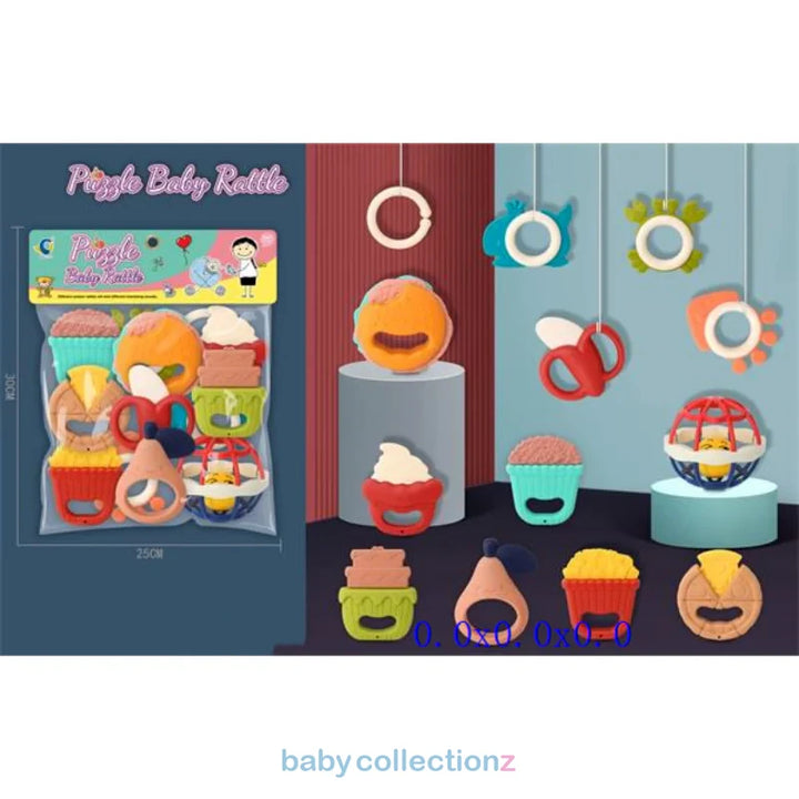Baby Rattle with 13 Pieces Set