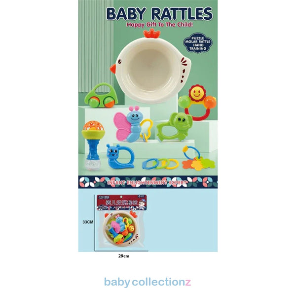 Baby Rattle with multiple 9 Pieces Set