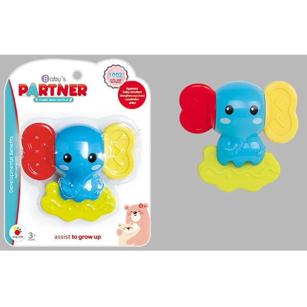 Baby Rattle in Elephant Character - Baby's Partner