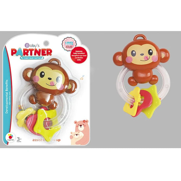 Baby Rattle in Monkey Character - Baby's Partner
