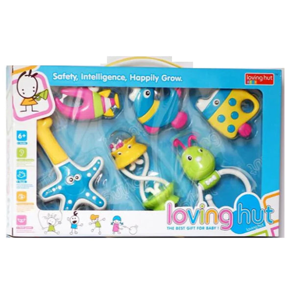 Baby Rattle - 6 Pieces Fish Set