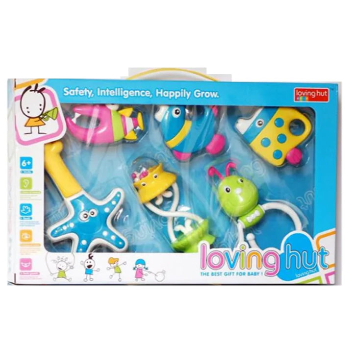Baby Rattle - 6 Pieces Fish Set