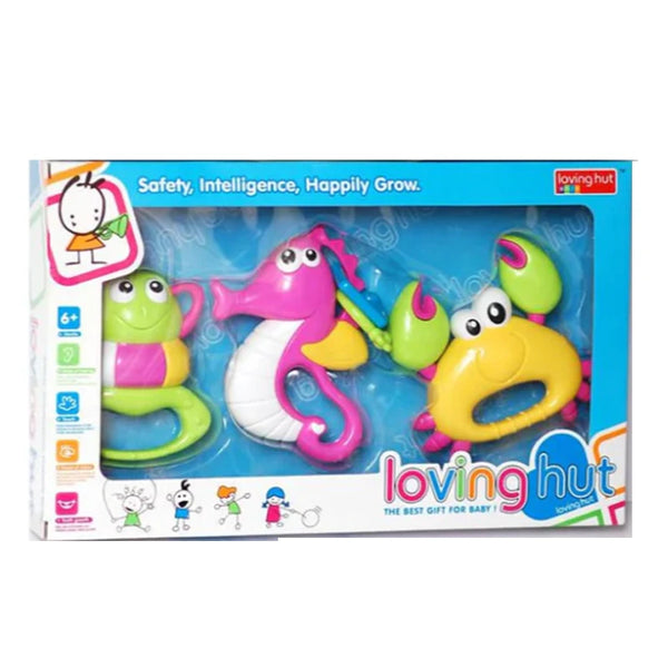 Baby Rattle - 6 Pieces Fish Set