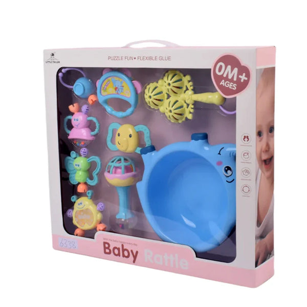 Baby Rattle With 9 Pieces Set